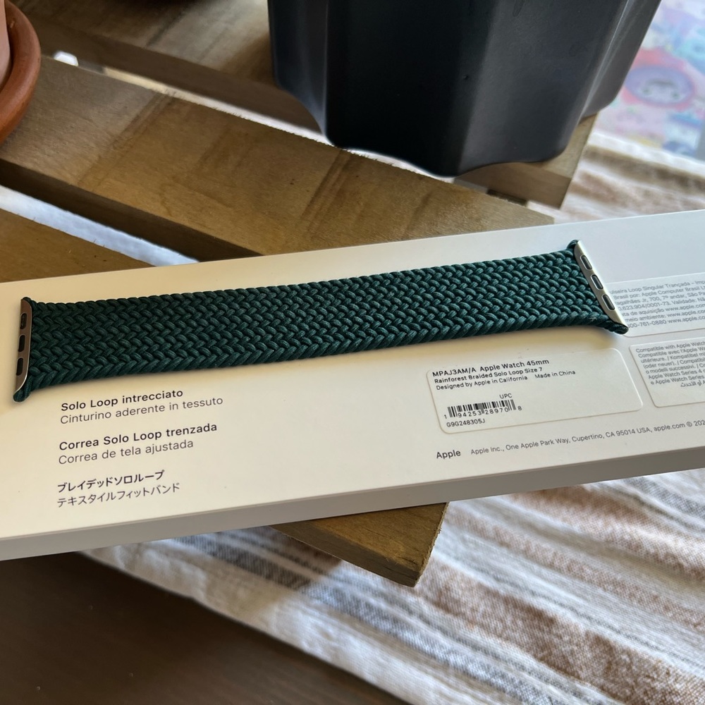 Apple rainforest braided solo loop 45mm